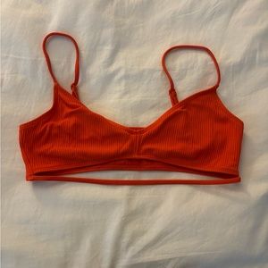 La hearts by PacSun cutout orange bikini top